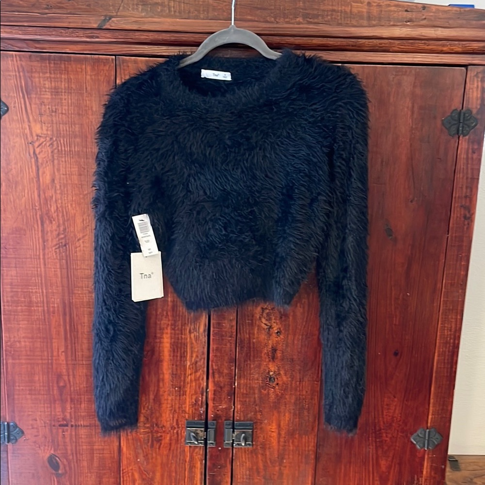 Black Fuzzy Sweater